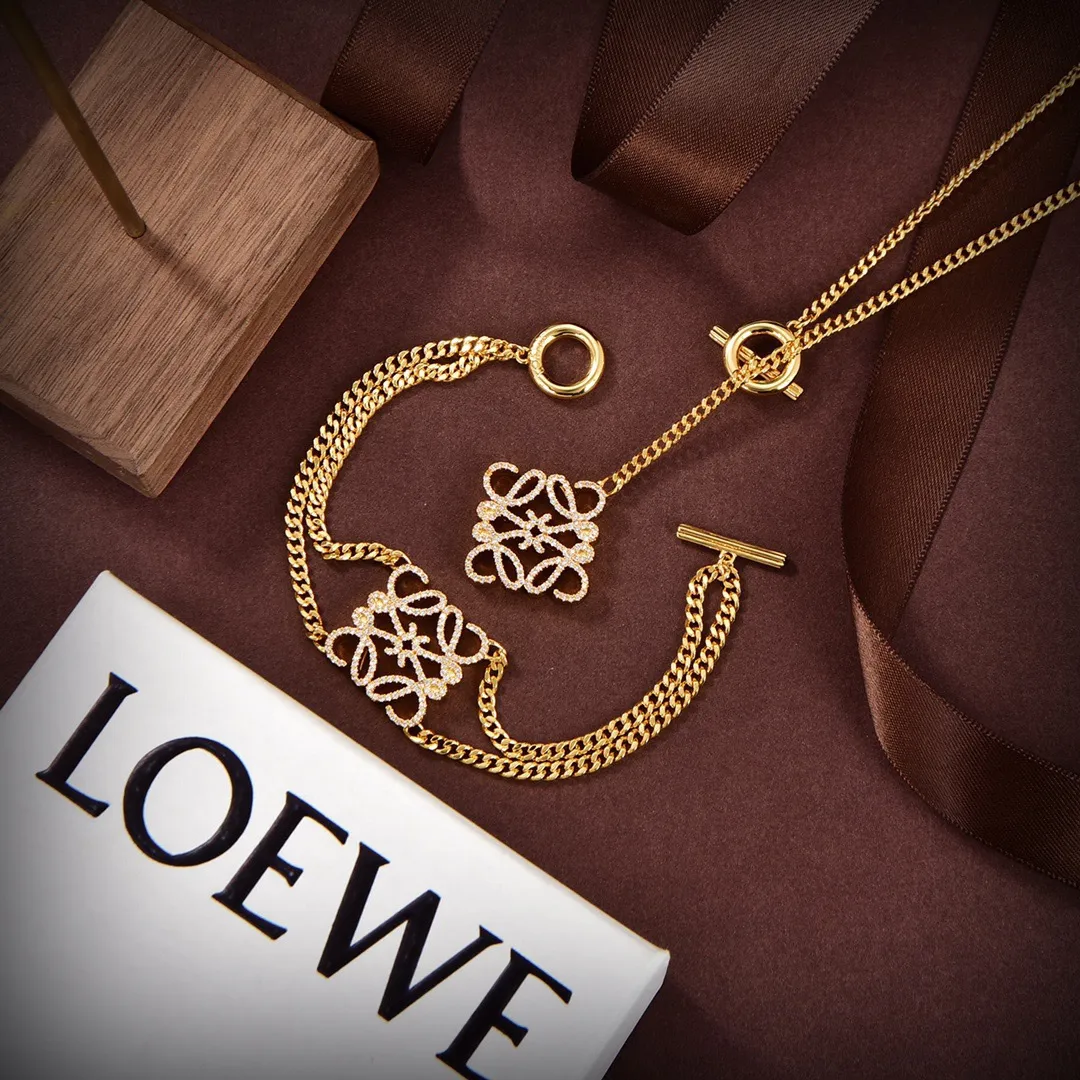 【2026】【LOEWE】ネックレス、新しいネックレス万能シンプルファッションオーナメント