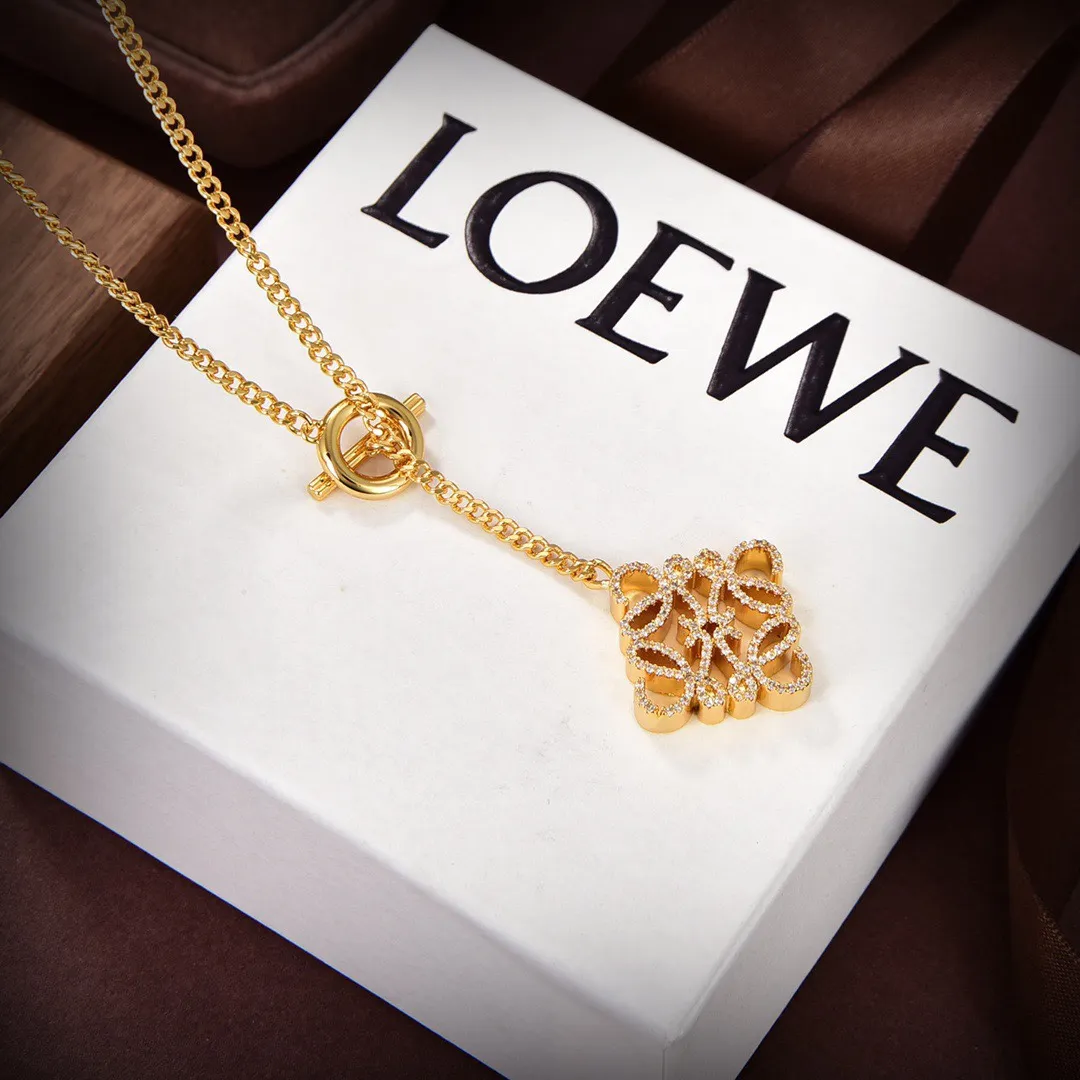 【2026】【LOEWE】ネックレス、新しいネックレス万能シンプルファッションオーナメント