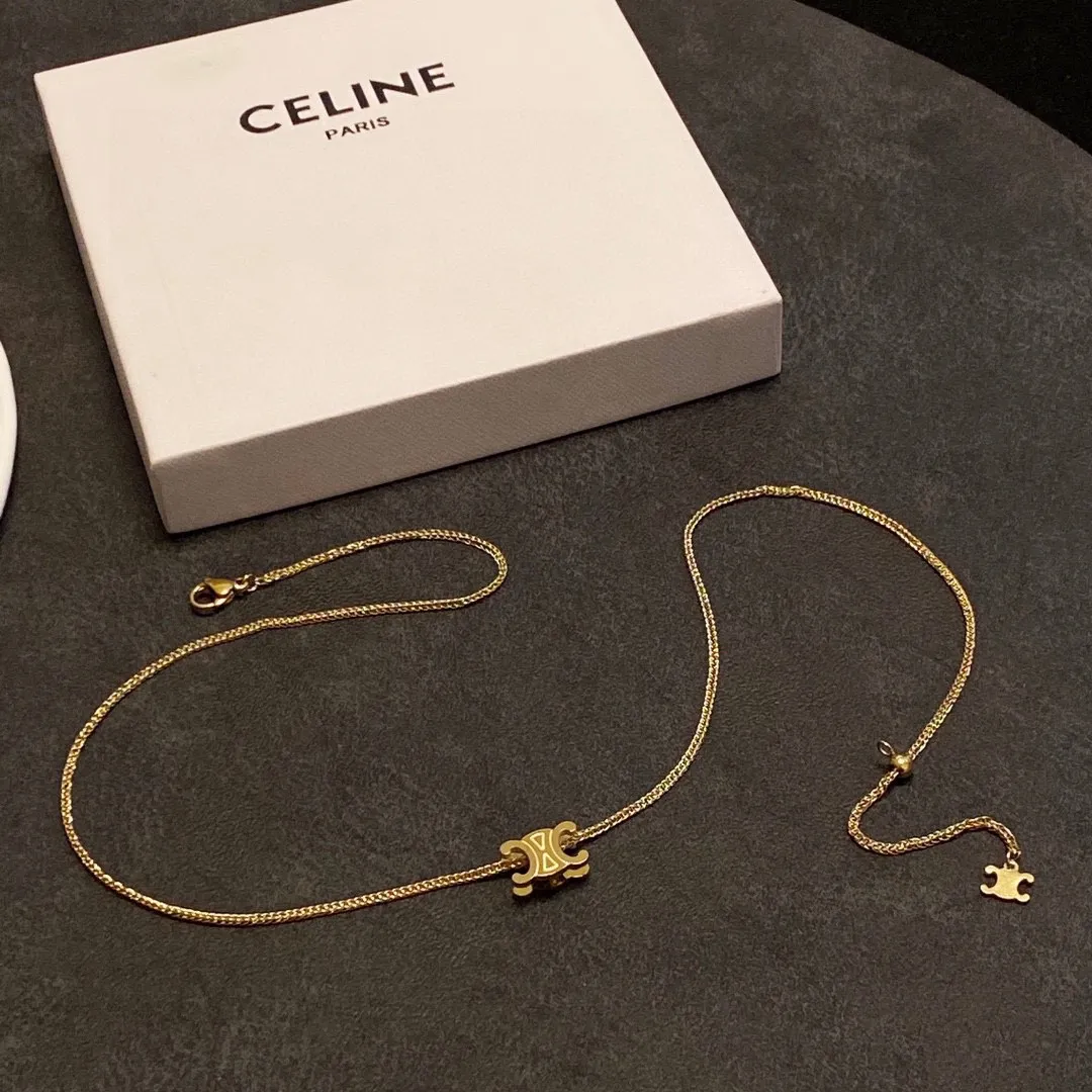 【2026】【CELINE】ネックレス、新しいネックレス万能シンプルファッションオーナメント