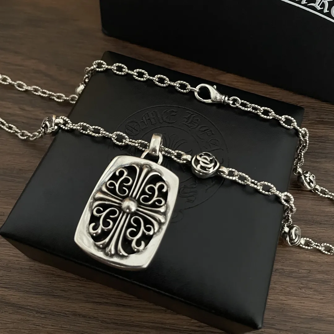【2026】 【CHROME HEARTS】ネックレス、新しいネックレス万能シンプルファッションオーナメント