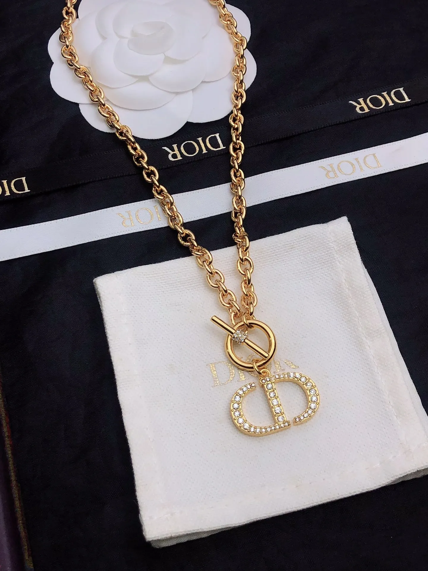 【2026】【DIOR】ディオール 、新しいネックレス万能シンプルファッションオーナメント
