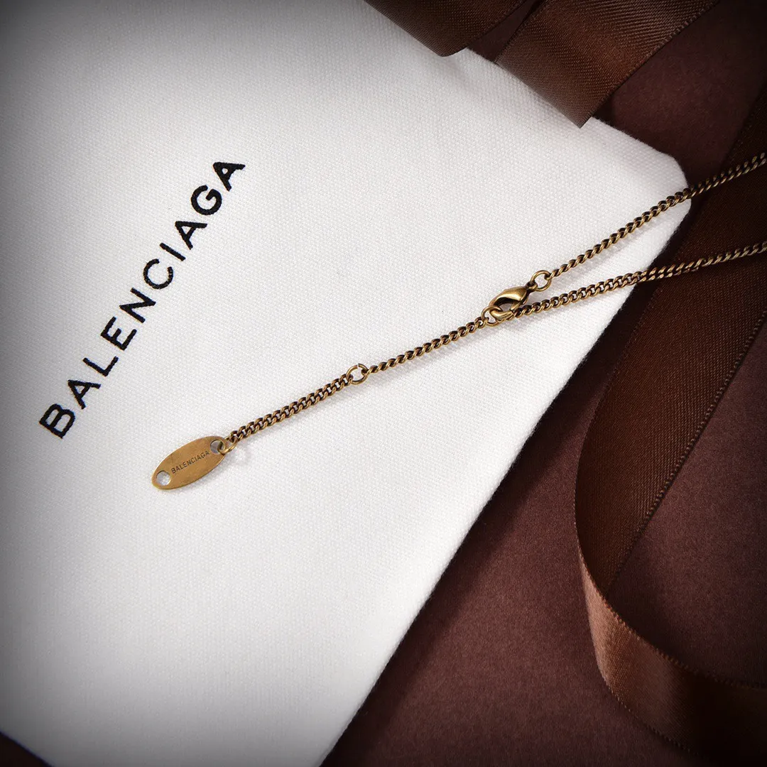 【2026】【BALENCIAGA】バレンシアガ 、新しいネックレス万能シンプルファッションオーナメント