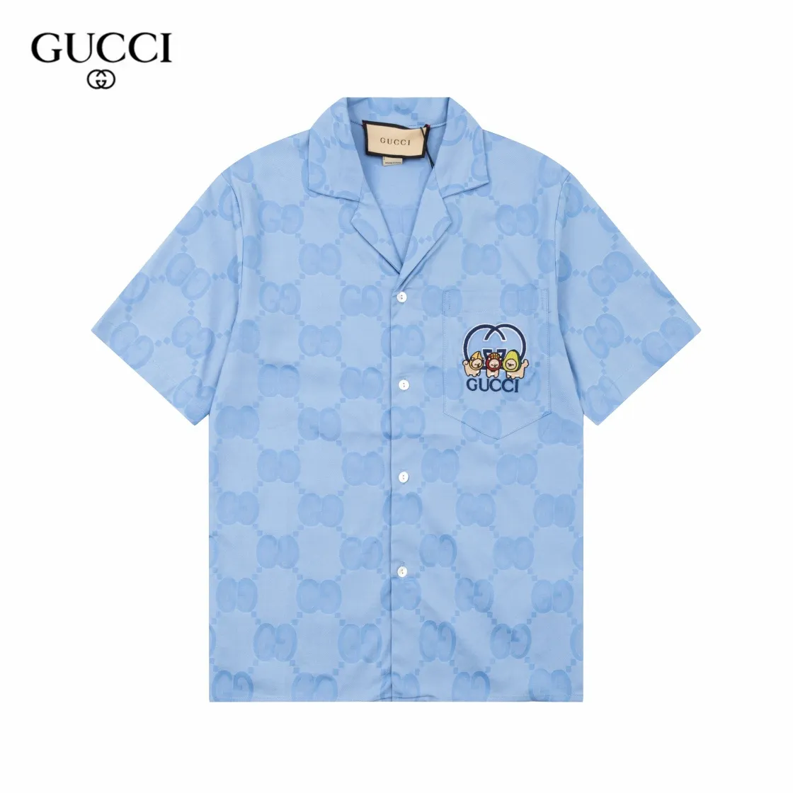 【2026】【GUCCI 公式旗艦店】 クッチ   半袖シャツ 好評に付き再入荷！