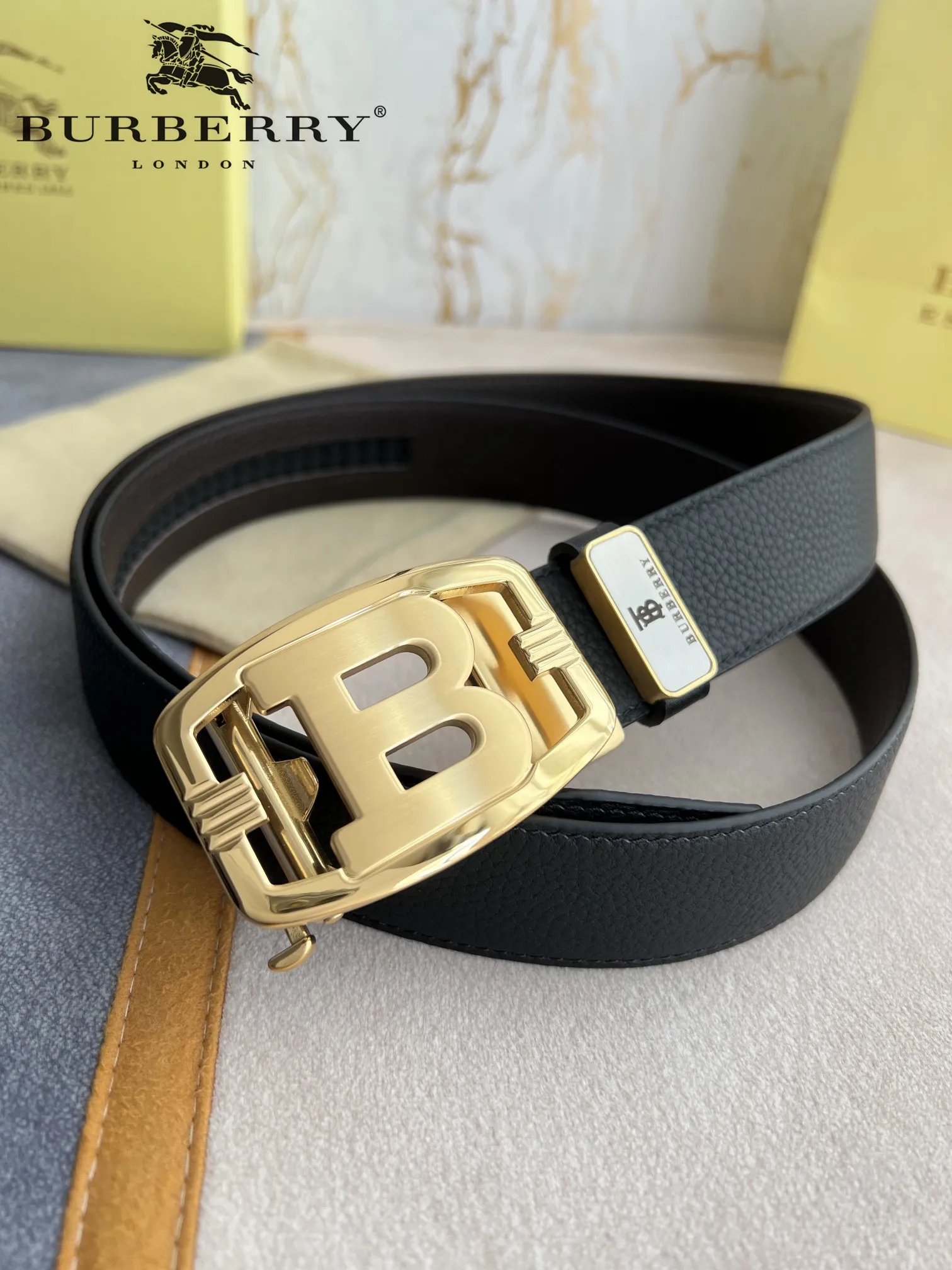 【2026】【BURBERRY】(バーバリー) 3.5cm   ベルト メンズ