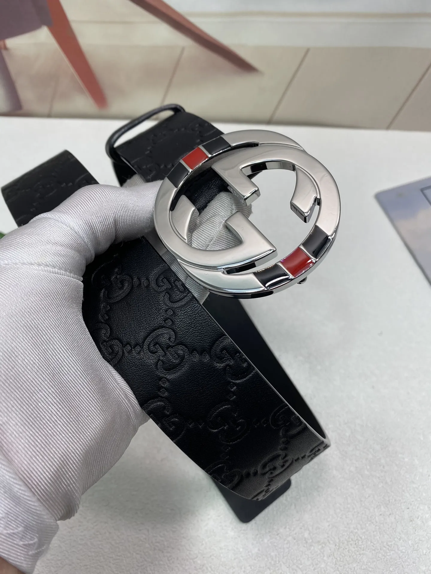 【2026】【GUCCI】(クッチ) 3.8cm   ベルト メンズ