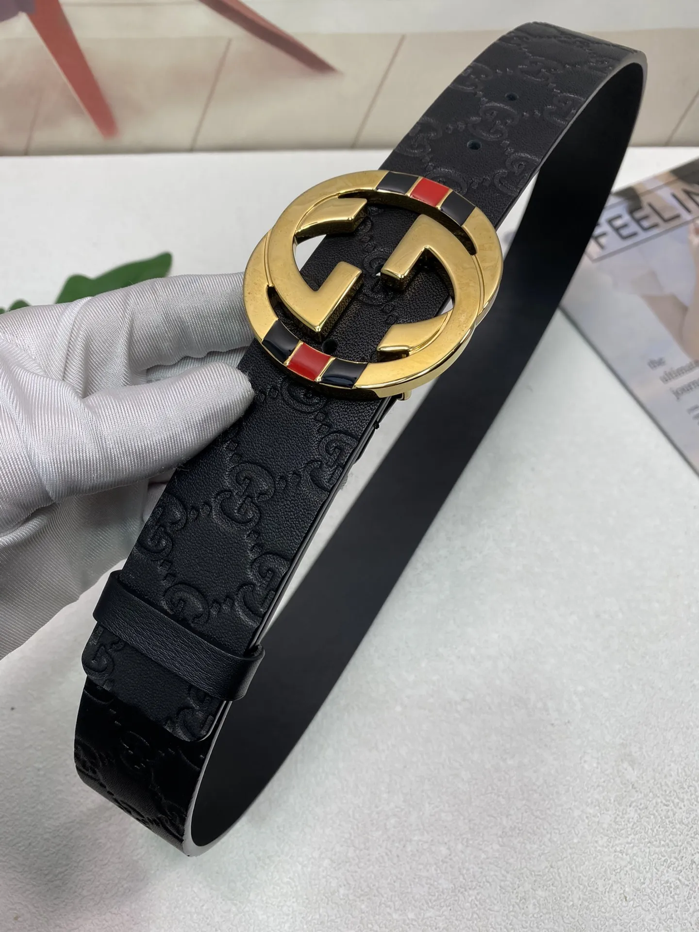 【2026】【GUCCI】(クッチ) 3.8cm   ベルト メンズ