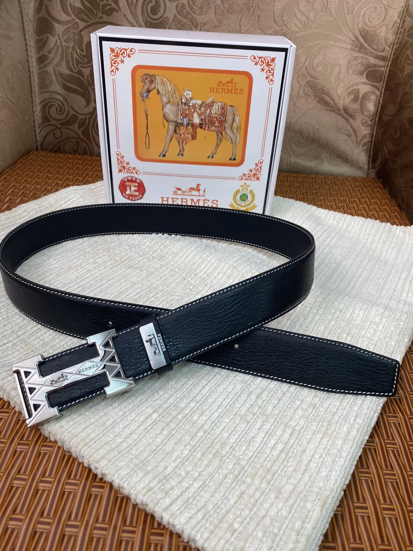 【2026】【HERMES】(エルメス) 3.8cm   ベルト メンズ