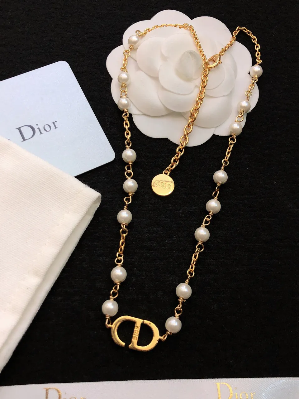 【2026】【DIOR】ネックレス、新しいネックレス万能シンプルファッションオーナメント