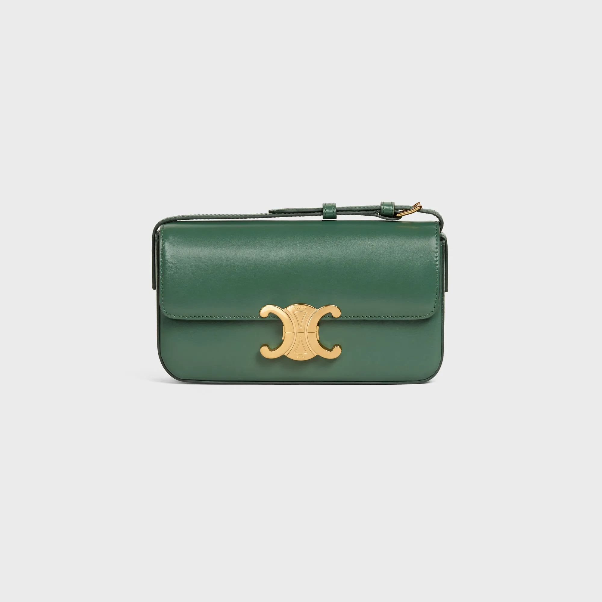 【2026】新作 CELINE♪ トリオンフ ショルダーバッグ カーフスキン 20 X 10 X 4 CM