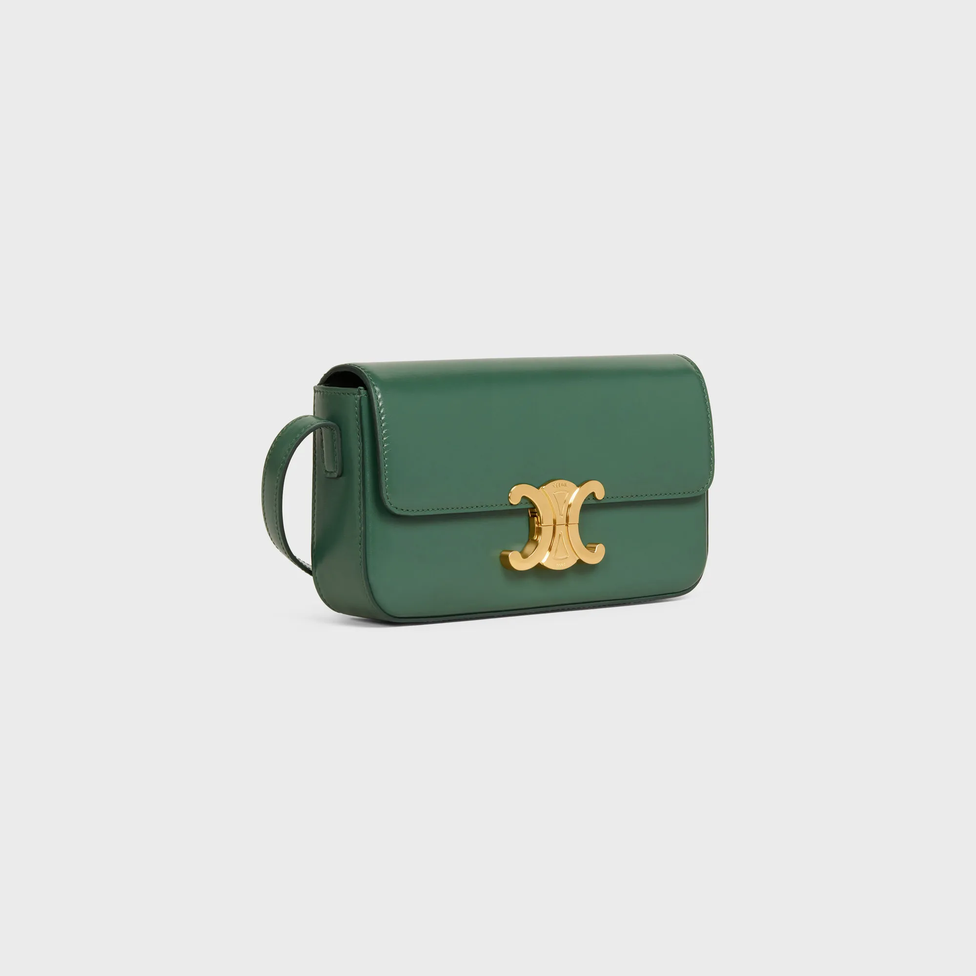【2026】新作 CELINE♪ トリオンフ ショルダーバッグ カーフスキン 20 X 10 X 4 CM