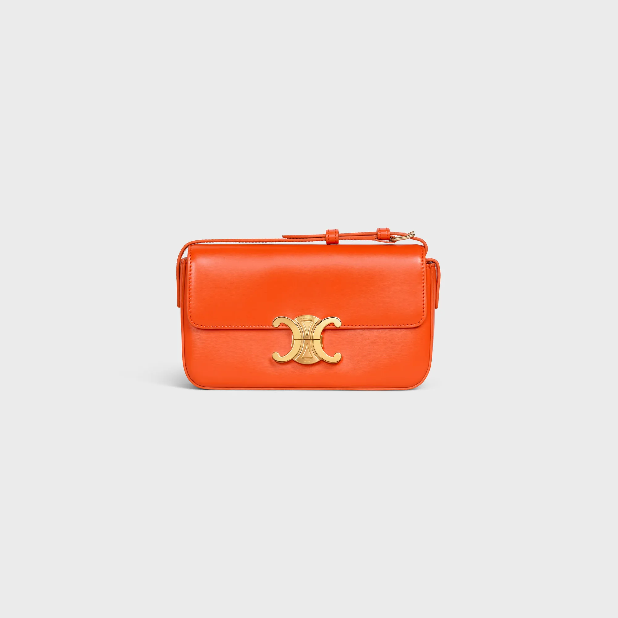 【2026】新作 CELINE♪ トリオンフ ショルダーバッグ カーフスキン 20 X 10 X 4 CM