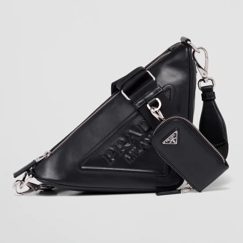 【2026】累積売上第１位☆新作☆ プラダ PRADA トライアングル レザーショルダーバッグ