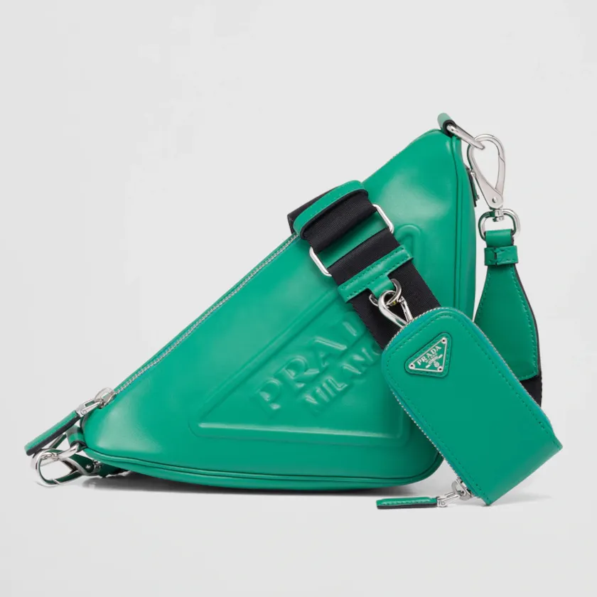 【2026】累積売上第１位☆新作☆ プラダ PRADA トライアングル レザーショルダーバッグ