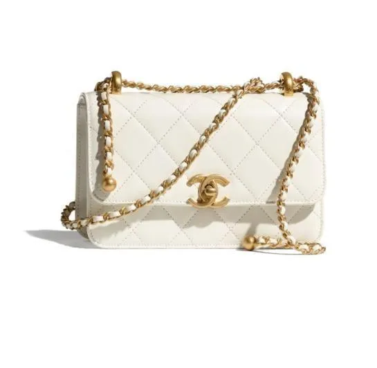 【2026】【CHANEL】ミニ フラップ バッグ ホワイト