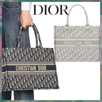 【2026】【Dior】DIOR BOOK TOTE ミディアムバッグディオールオブリーク 36.5*28*17.5CM