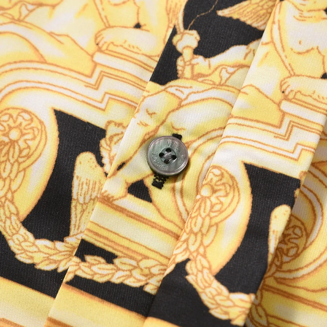 【2026】【VERSACE & FENDI 公式旗艦店】ヴェルサーチ  フェンディ  連名新作半袖シャツ ご好評に付き再入荷！