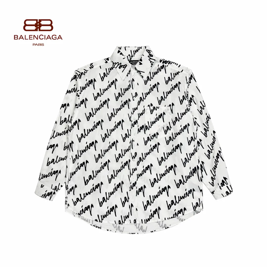 【2026】【BALENCIAGA  公式旗艦店】バレンシアガ   シャツ ご好評に付き再入荷！
