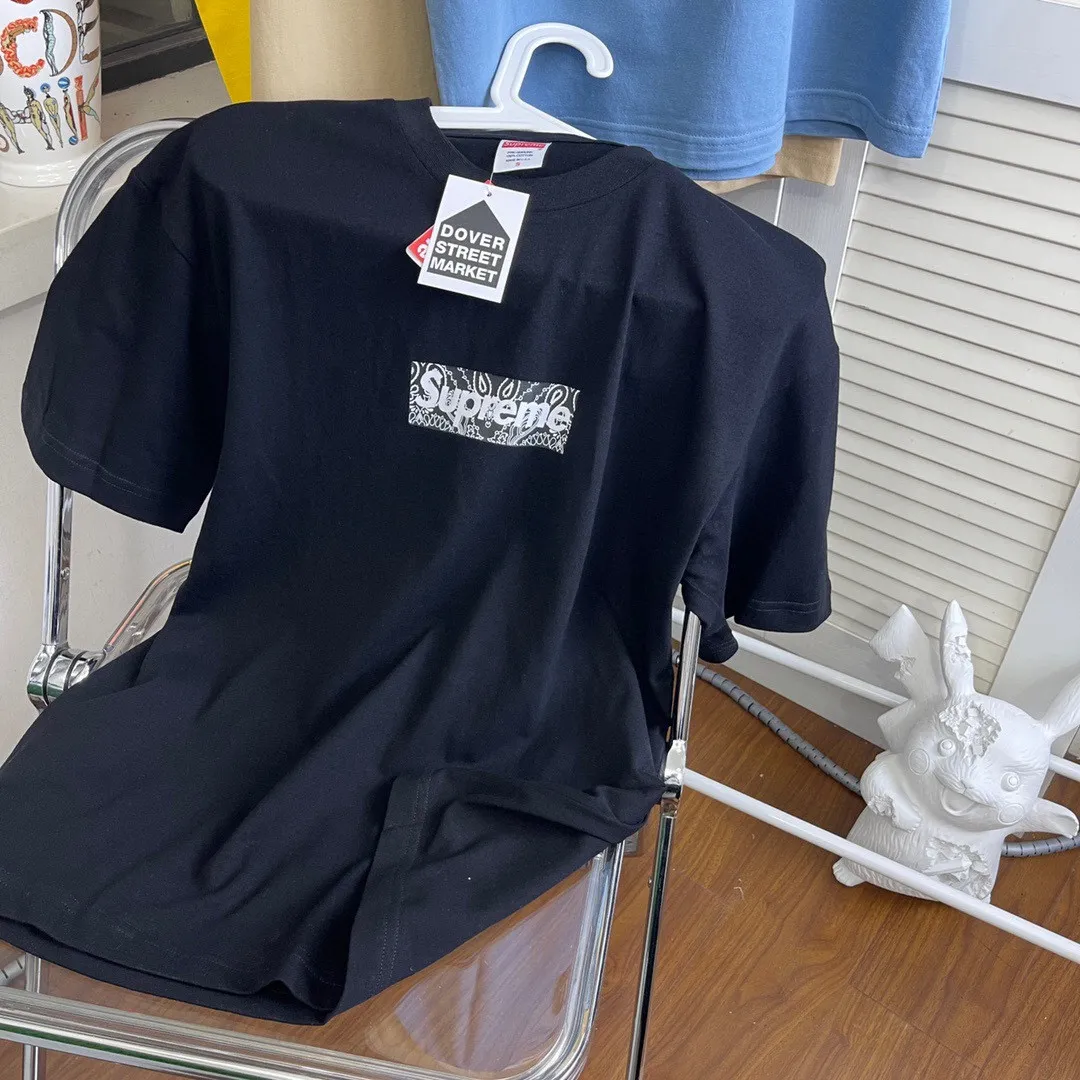 【2026】Supreme 19FW Bandana Box Logo Tee カシューフラワー限定半袖Tシャツ シュプリーム