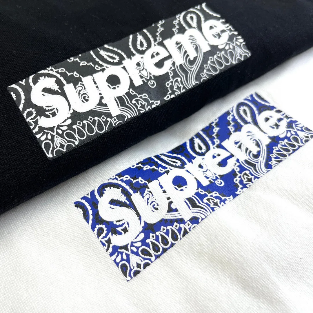 【2026】Supreme 19FW Bandana Box Logo Tee カシューフラワー限定半袖Tシャツ シュプリーム