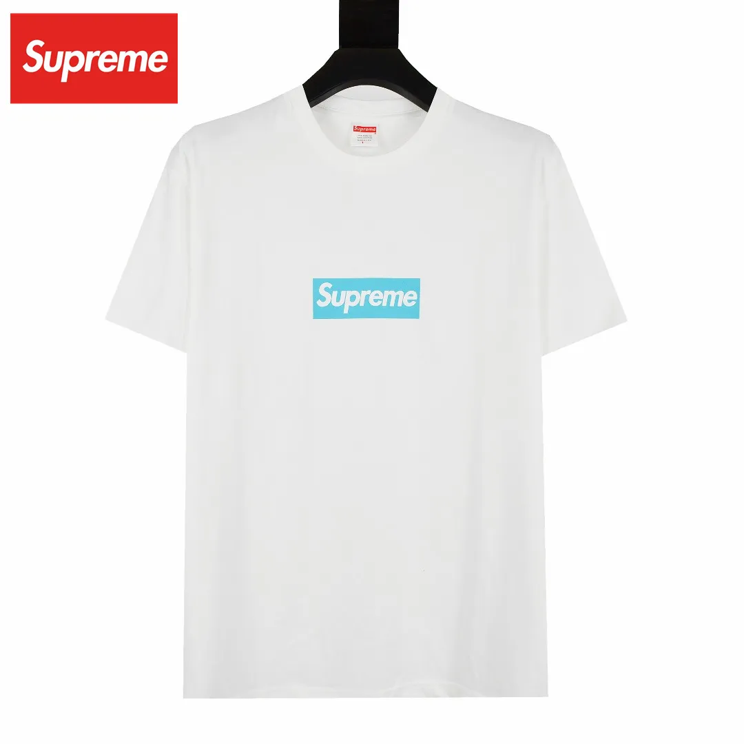 【2026】Supreme 21FW Tiffany Co Box Logo Tee ティファニーコラボ 半袖Tシャツ シュプリーム