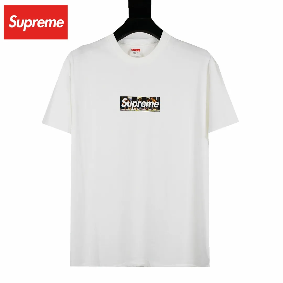 【2026】Supreme 21ss Milan Box Logo Tee ミラノオープン限定 最後の晩餐 半袖Tシャツ シュプリーム