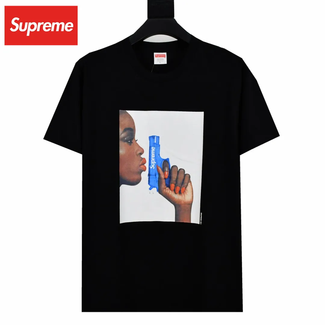【2026】シュプリームSupreme SS21 Week 1 Water Pistol Tee 水鉄砲プリント 半袖Tシャツ 人気