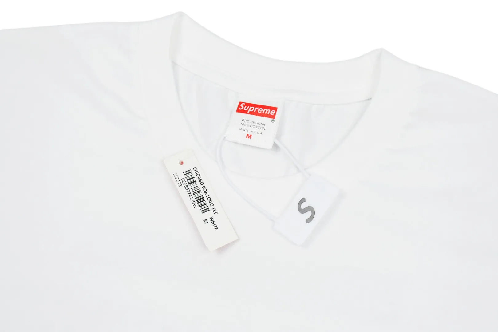 【2026】シュプリームSupreme Chicago Metal Box Logo Tee White シカゴ限定 半袖Tシャツ 人気