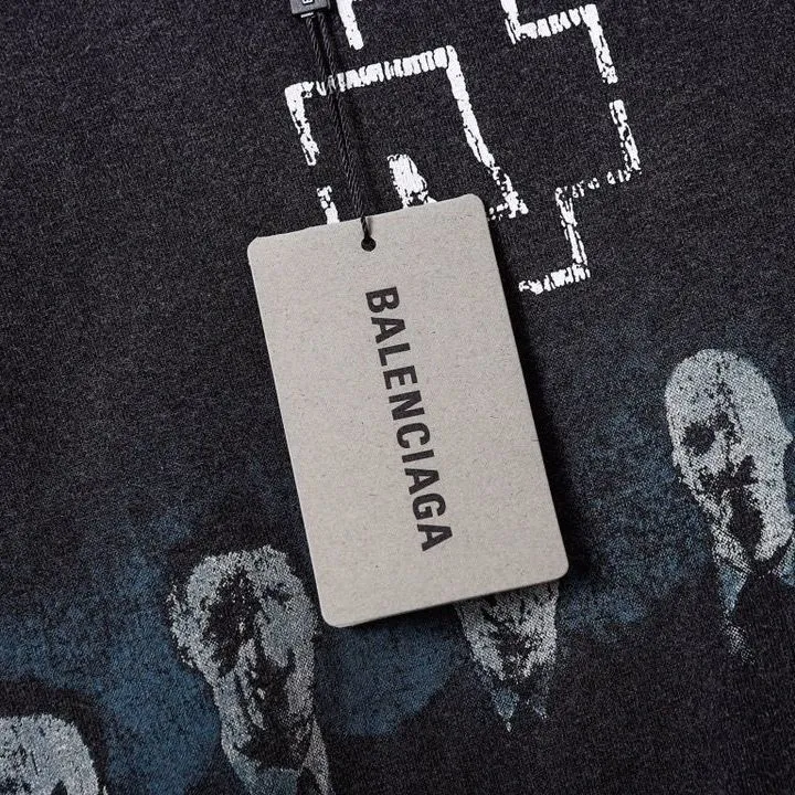 【2026】Balenciaga/バレンシアガ 21SSドイツ戦車楽隊フィギュア半袖Tシャツ