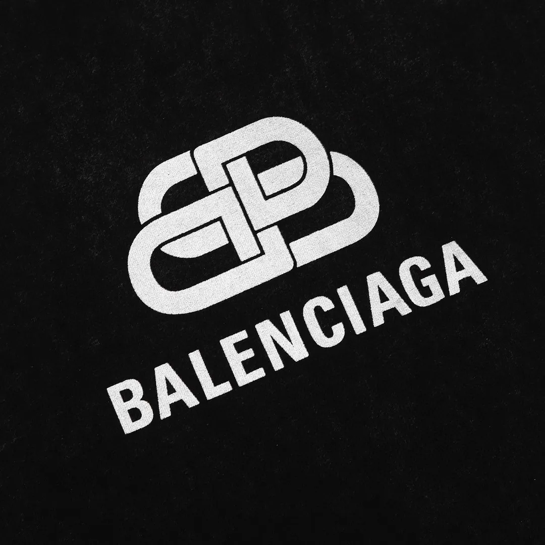 【2026】BALENCIAGA バレンシアガの新型のバックルのプリントロゴのプリントの半袖 Tシャツ