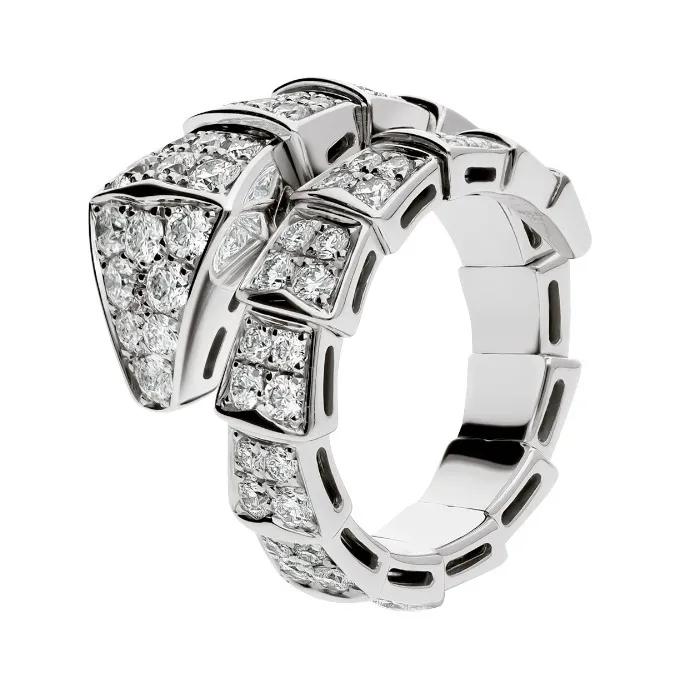 【2026】BVLGARI ブルガリ リング 指輪 セルペンティ ホワイトゴールド