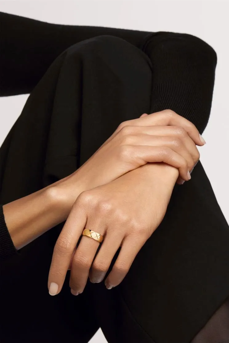 【2026】上品☆CHANEL ココ クラッシュ コレクションリングミディアム18K