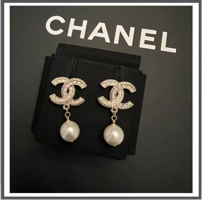 【2026】【パール付CHANEL★★】シャネル☆ピアス☆
