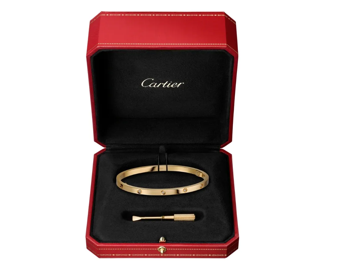 【2026】【Cartier】カルティエ LOVE BRACELET, SMALL MODEL, 10 DIAMONDS ブレスレット、SM、ダイヤモンド10個