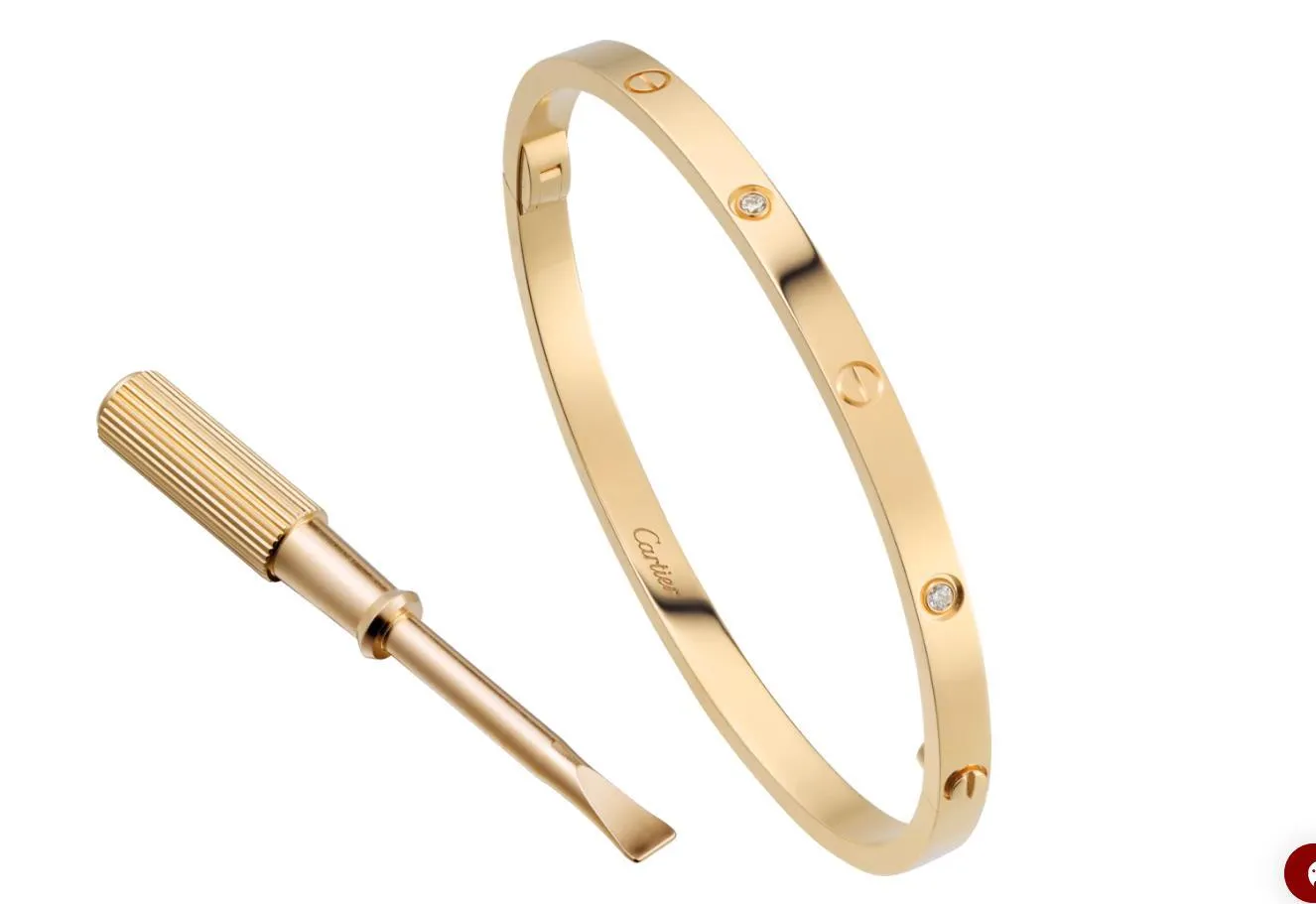 【2026】【Cartier】カルティエ LOVE BRACELET, SMALL MODEL, 6 DIAMONDS ブレスレット、SM、ダイヤモンド6個