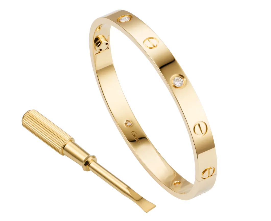 【2026】【Cartier】カルティエ LOVE BRACELET, 4 DIAMONDS ブレスレット、ダイヤモンド4個