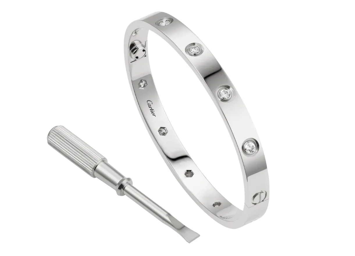 【2026】【Cartier】カルティエ LOVE BRACELET, 10 DIAMONDS ブレスレット、ダイヤモンド10個