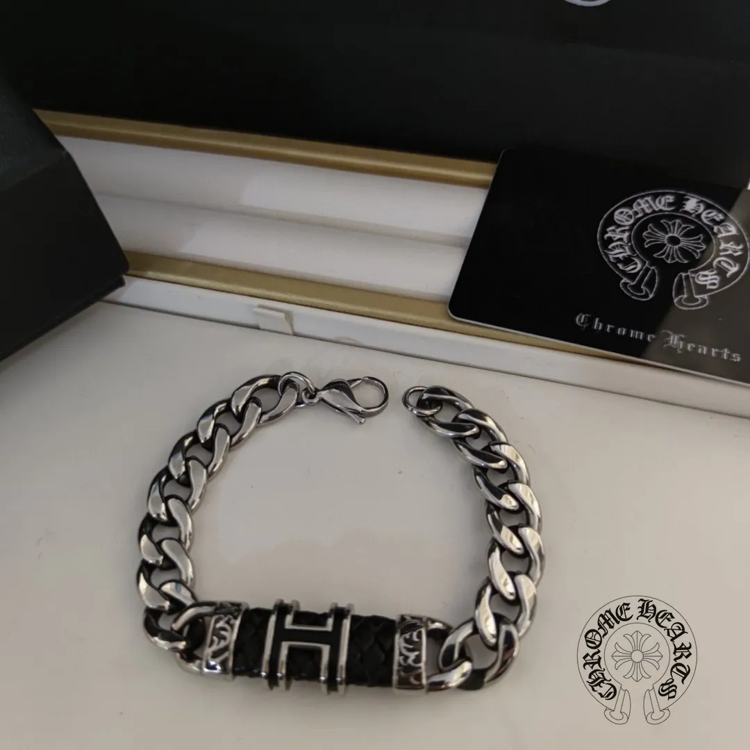 【2026】【CHROME HEARTS】ブレスレット、ファッションシンプルなスタイル