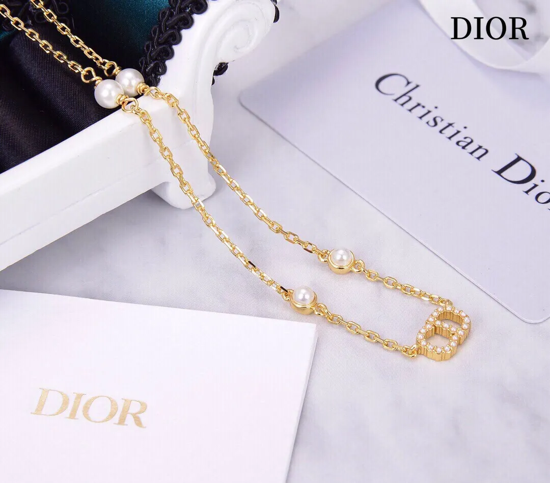 【2026】【 DIOR】ネックレス、新しいネックレス万能シンプルファッションオーナメント