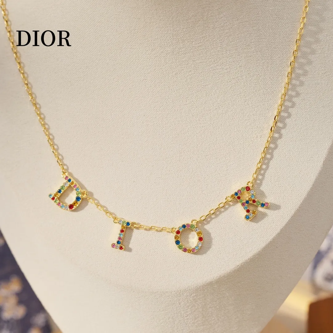 【2026】【 DIOR】ネックレス、新しいネックレス万能シンプルファッションオーナメント