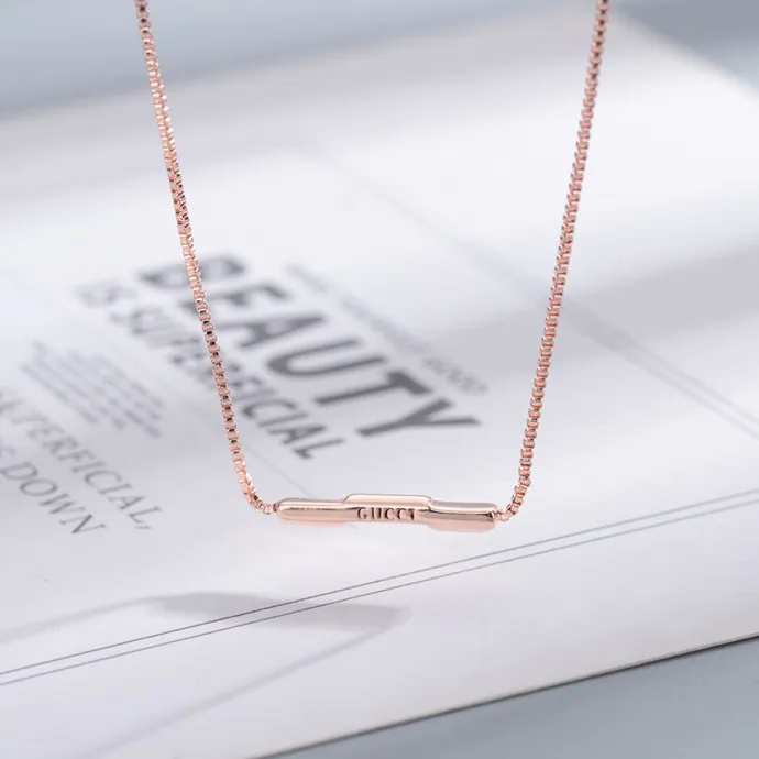 【2026】【GUCCI】ネックレス、新しいネックレス万能シンプルファッションオーナメント