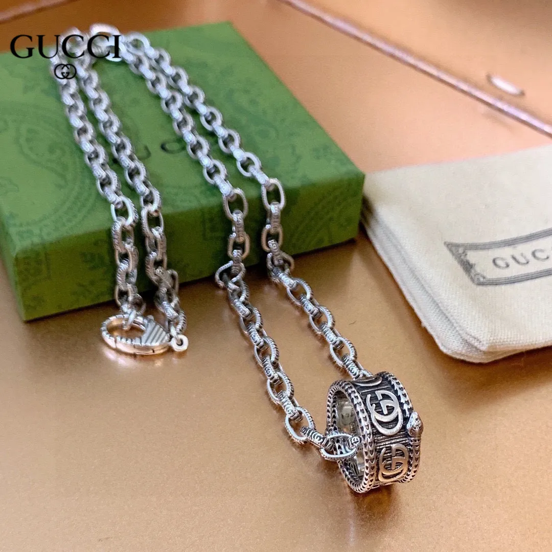 【2026】【GUCCI】ネックレス、新しいネックレス万能シンプルファッションオーナメント