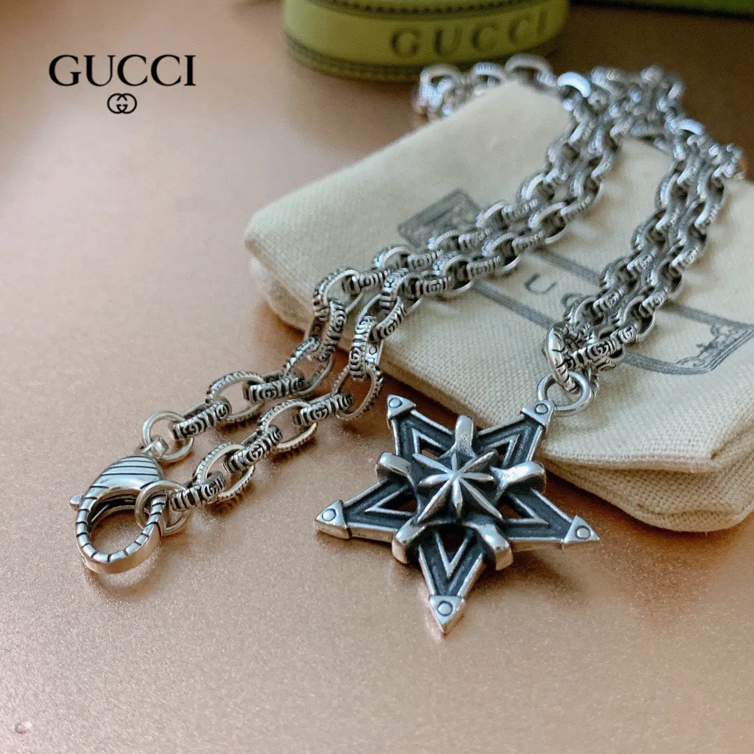 【2026】【GUCCI】ネックレス、新しいネックレス万能シンプルファッションオーナメント