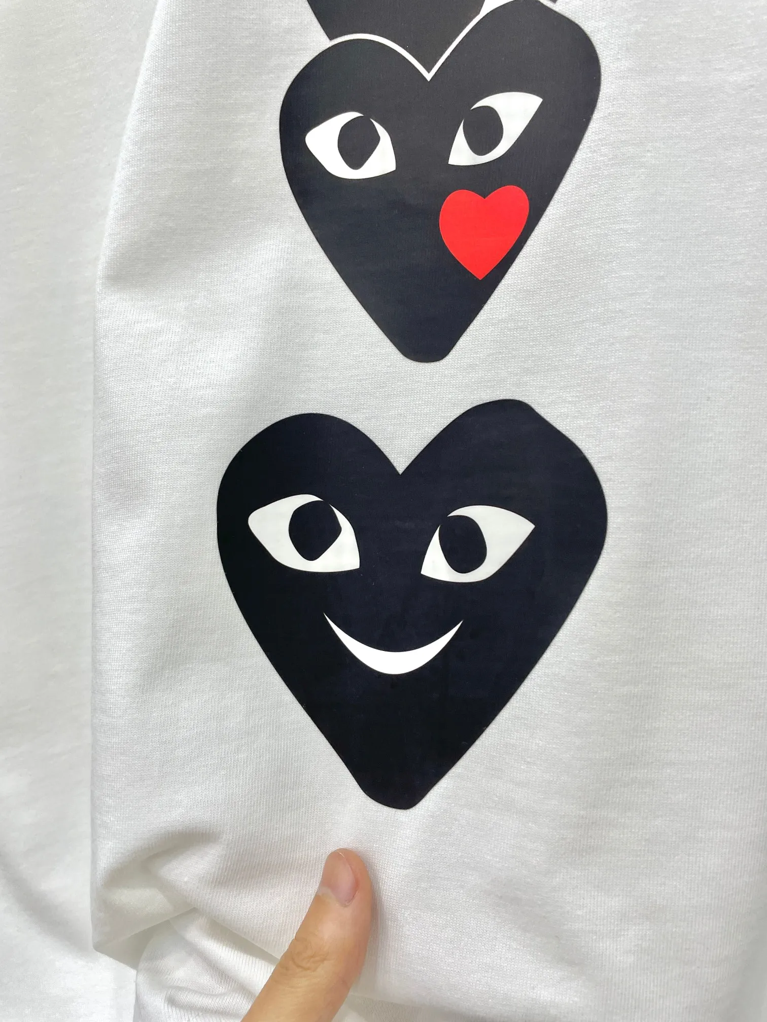 【COMME DES GARCONS PLAY 公式旗艦店】 コム デ ギャルソン プレイ   Tシャツご好評に付き再入荷 24628