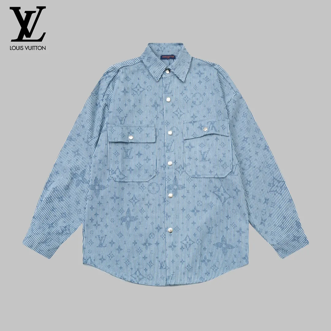 【LOUIS VUITTON 公式旗艦店】ルイヴィトン  シャツ  ご好評に付き再入荷 240803