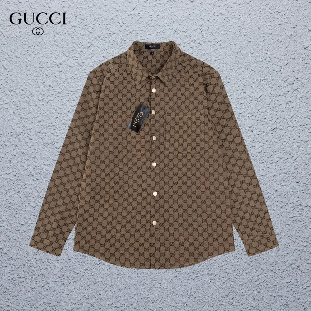 【GUCCI  公式旗艦店】グッチ  シャツ ご好評に付き再入荷  250222