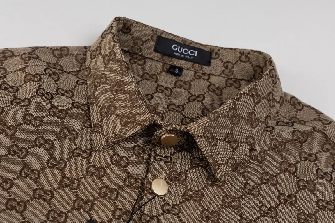 【GUCCI  公式旗艦店】グッチ  シャツ ご好評に付き再入荷  250222