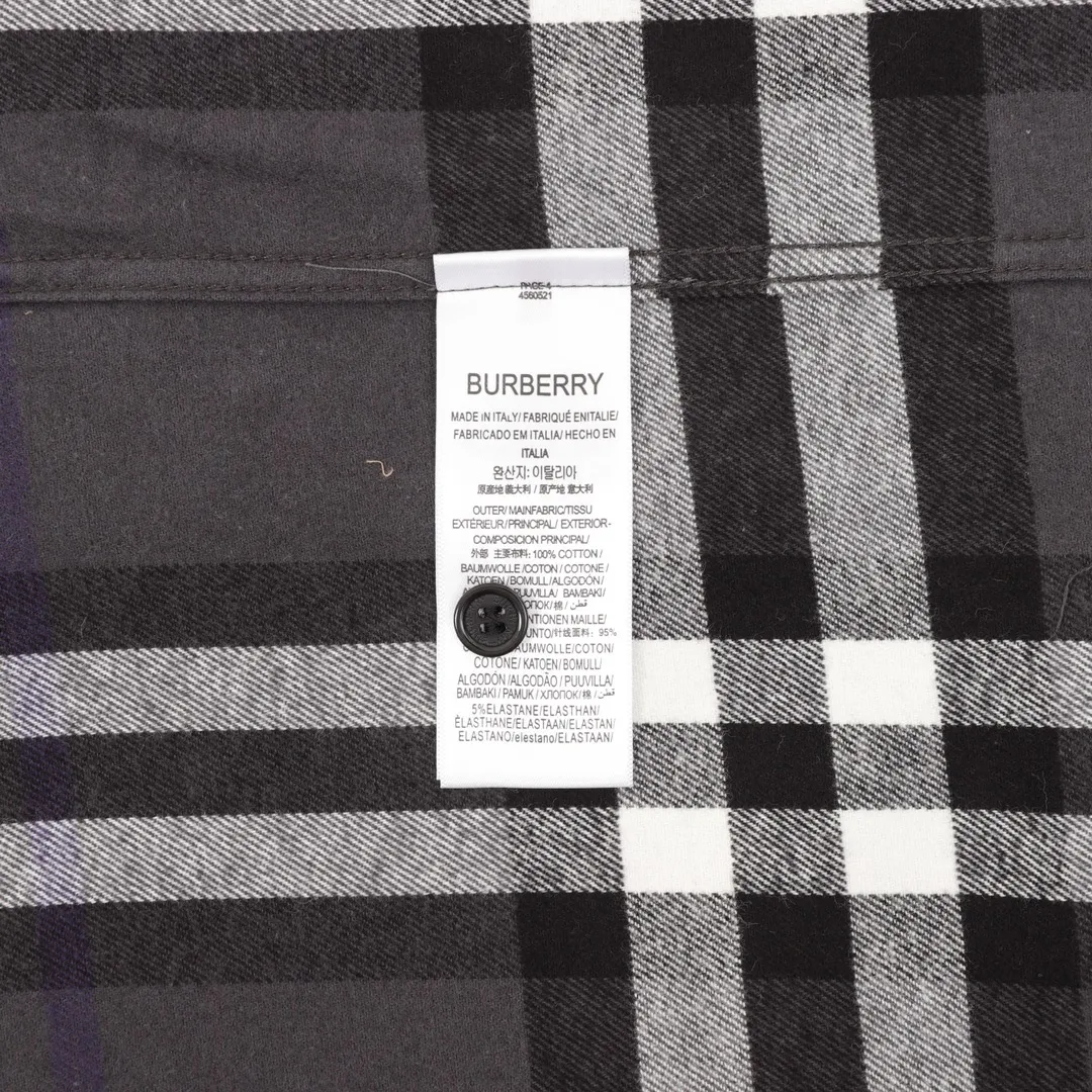 【BURBERRY  公式旗艦店】バーバリー  シャツ ご好評に付き再入荷 241119
