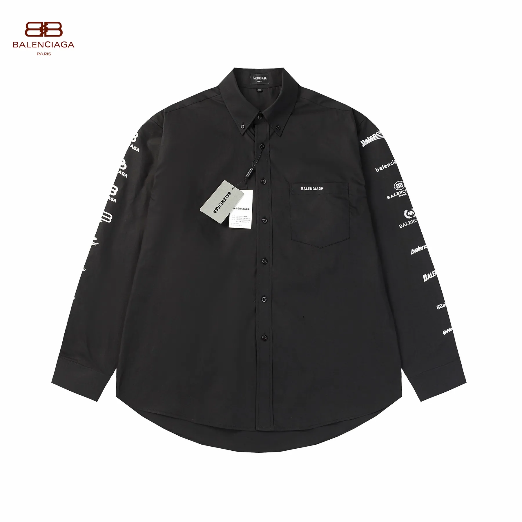 【BALENCIAGA 公式旗艦店】バレンシアガ  シャツ  ご好評に付き再入荷 240715