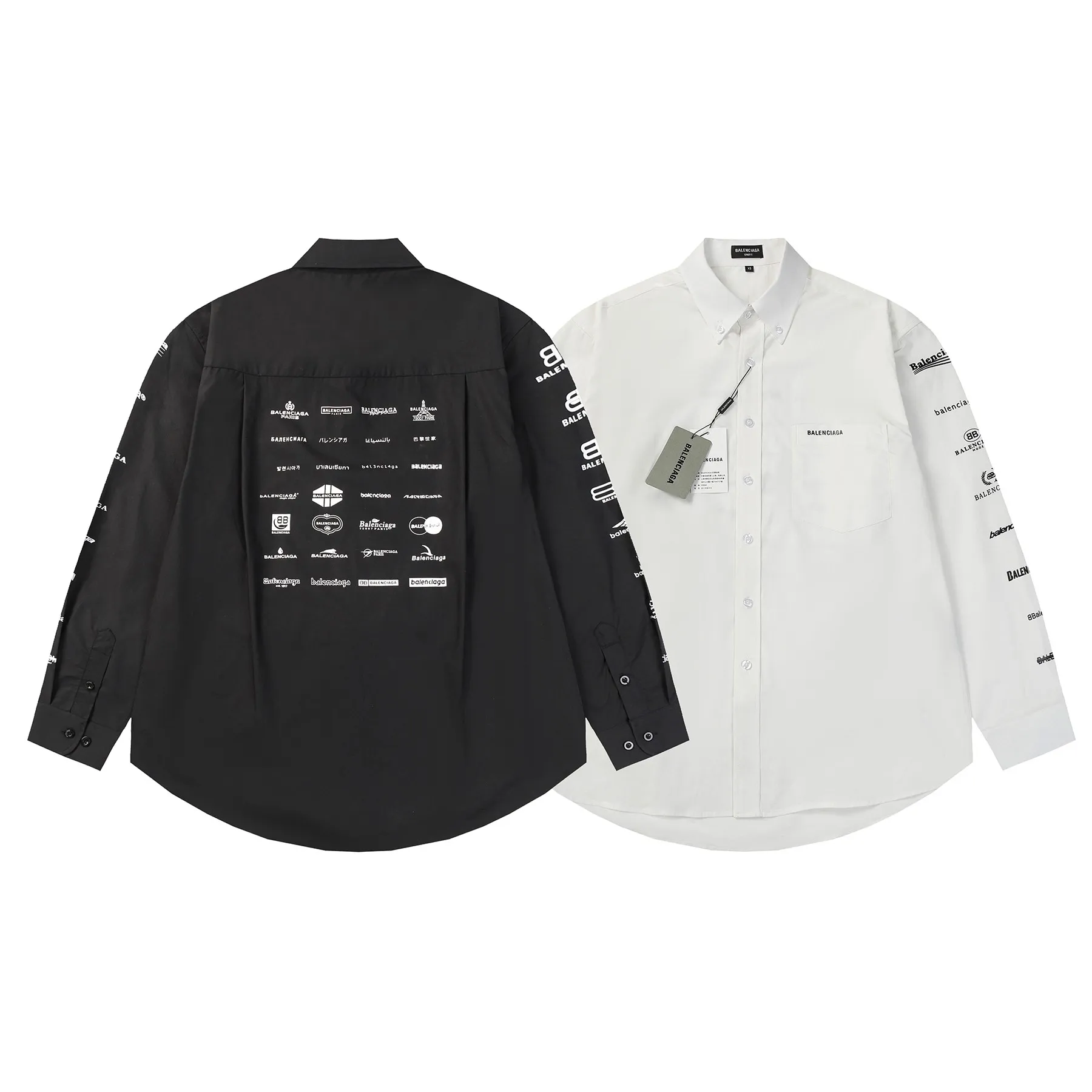 【BALENCIAGA 公式旗艦店】バレンシアガ  シャツ  ご好評に付き再入荷 240715
