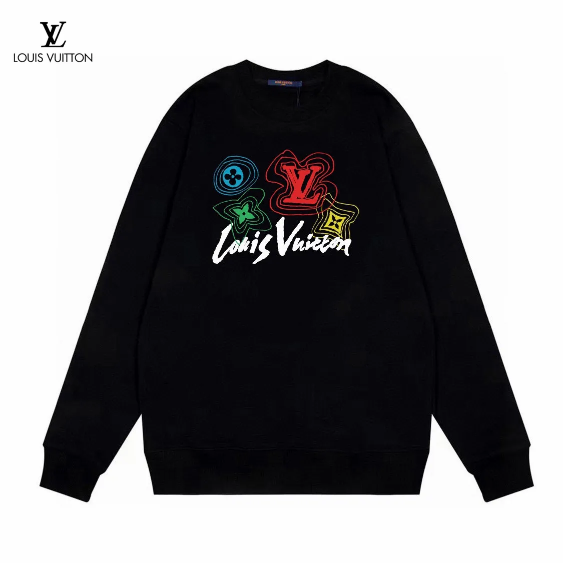 LV 【LOUIS VUITTON  公式旗艦店】ルイヴィトン 丸首の衛衣 スウェット ご好評に付き再入荷  240902